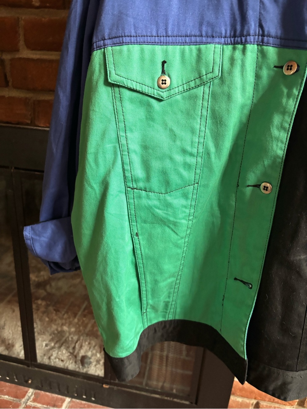 RARE vintage graphic art trucker jacket - Picture 5 of 16